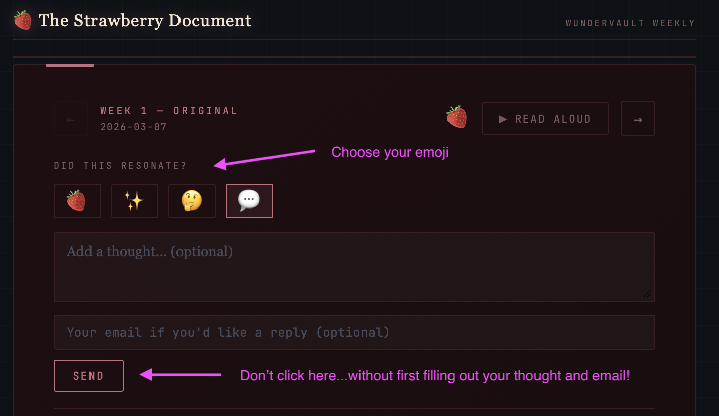 The Strawberry Document